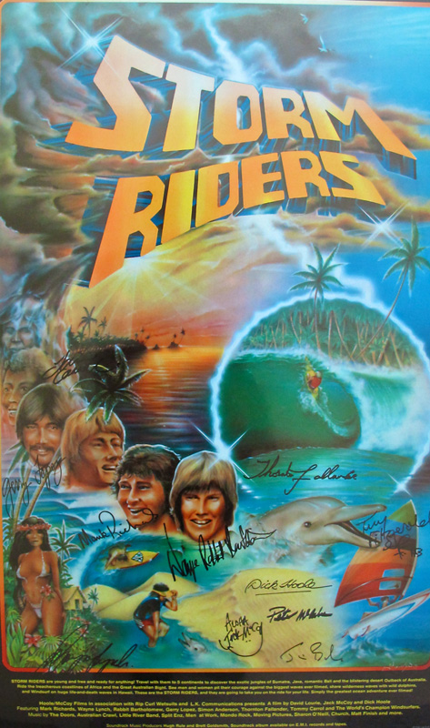 Cartaz de Storm Riders, dos consagrados diretores Jack McCoy, David Lourie e Dick Hoole.