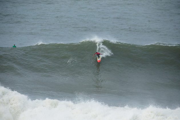 Kai Lenny, Nazaré Challenge 2018, Praia do Norte, Portugal. Foto: WSL / Masurel.