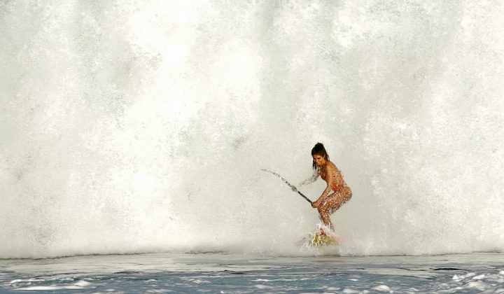 Nicole Pacelli, North Shore de Oahu, Havaí. Foto: Bruno Lemos / Sony Brasil.