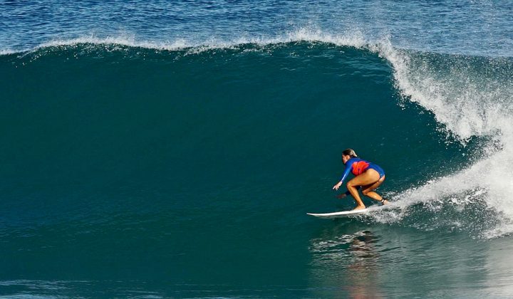 Raquel Heckert, North Shore de Oahu, Havaí. Foto: Bruno Lemos / Sony Brasil.