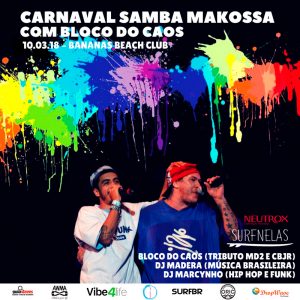 Cartaz do Carnaval Samba Makossa