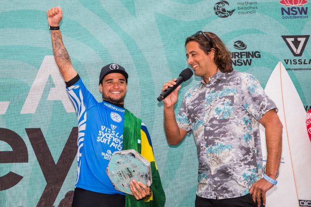 Deivid Silva, Vissla Sydney Surf Pro 2018, Manly Beach, Austrália. Foto: WSL / Matt Dunbar.