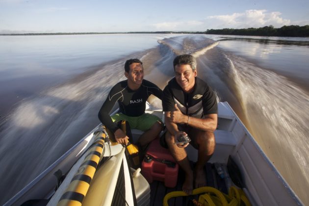 Logo cedo, Major Hilley e Márcio partem para a foz do Araguari, Pororoca do Rio Araguari (AP). Foto: Bruno_Alves.