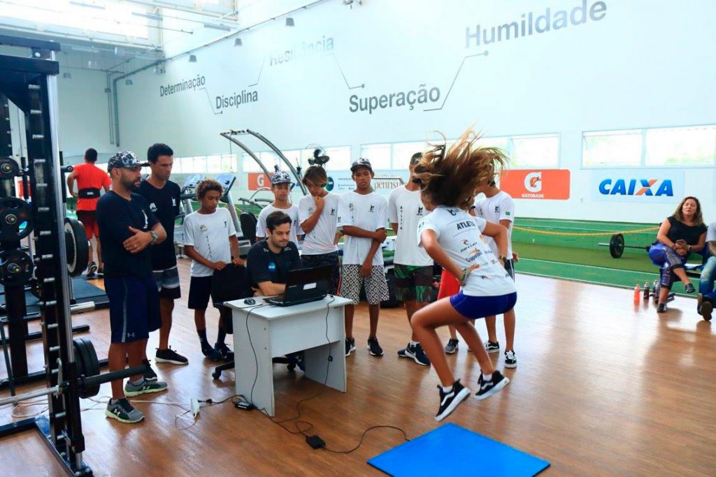 Atletas do IGM passam por testes de potência na capital paulista.