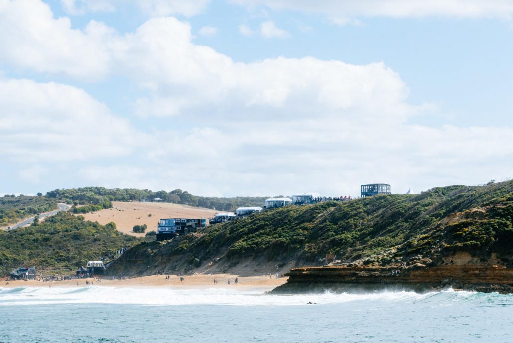 Rip Curl Pro é adiado em Bells Beach, Austrália.