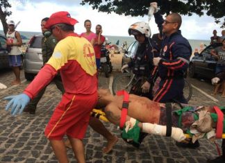 Banhista atacado em Pernambuco