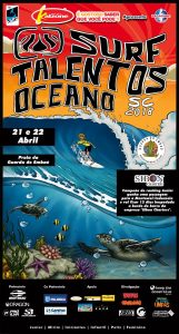 Cartaz da segunda etapa do Surf Talentos 2018