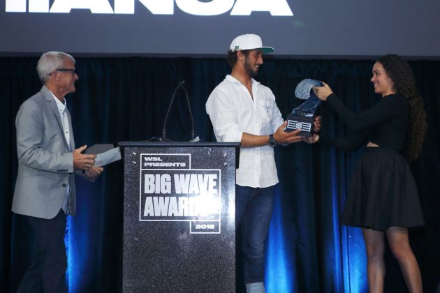 Lucas Chianca, WSL Big Wave Awards 2018, Califórnia (EUA). Foto: © WSL / Wlodarczyk.