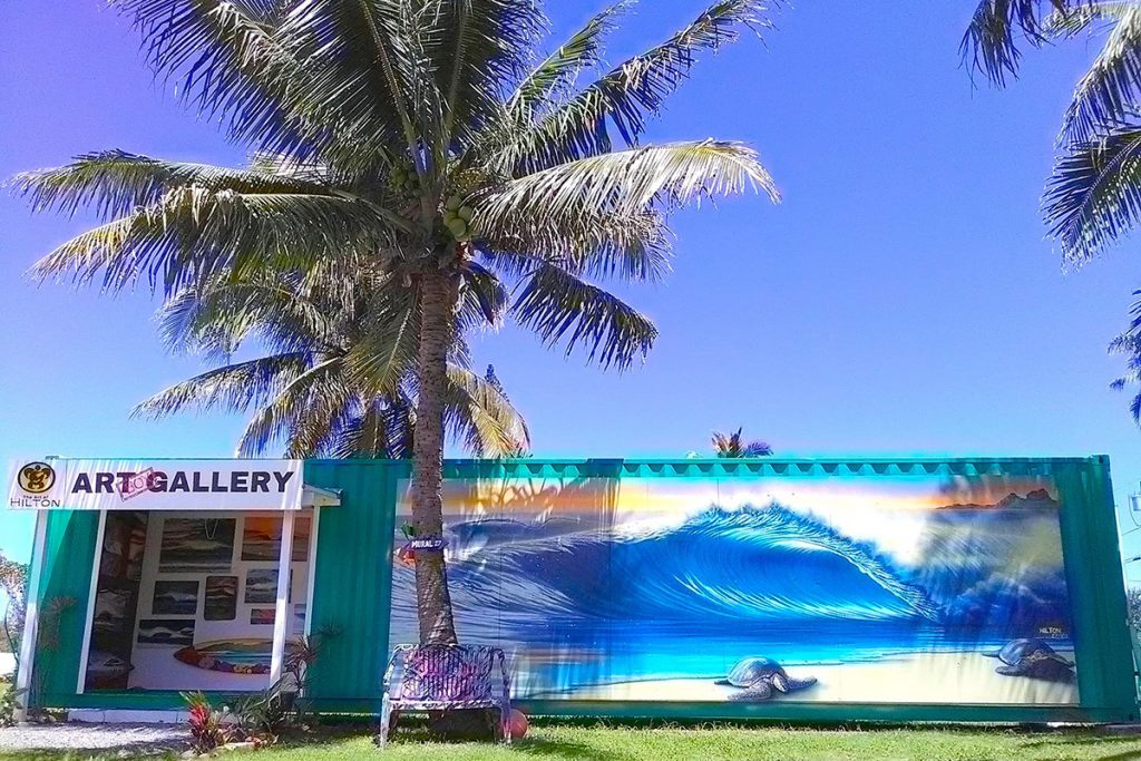 Nova galeria de Hilton Alves fica localizada no North Shore de Oahu.