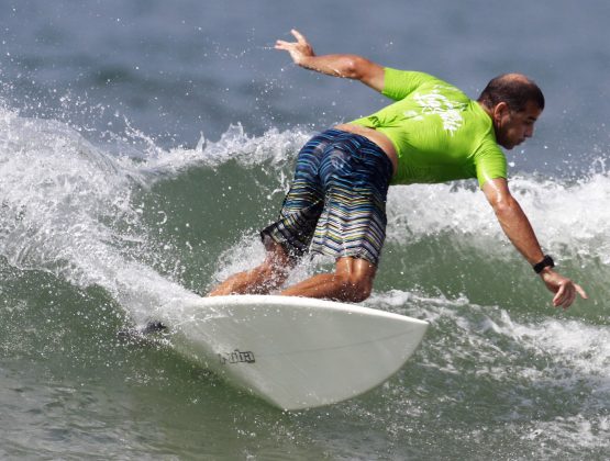 O shaper Rubens Farias saiu com dois vice-campeonatos de Bombinhas(SC). Foto Basilio Ruy P.P07, The Legends Tapdock Eisenbahn 2018, Mariscal, Bombinhas (SC). Foto: Basilio Ruy/P.P07.