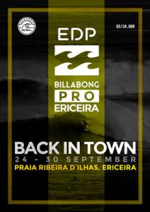 Cartaz do EDP Billabong Pro Ericeira.
