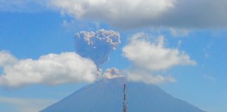 Erupção em Bali