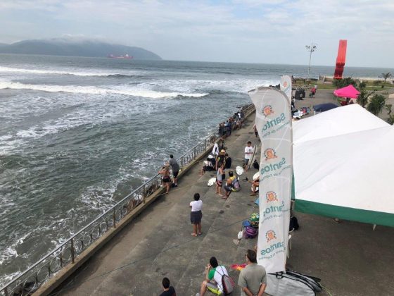 Praia do José Menino, Campeonato Santos de Surf 2018. Foto: Fábio Maradei.