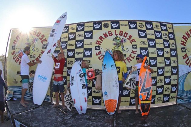 Pódio Estreantes, Hang Loose Surf Attack 2018, Maresias, São Sebastião (SP). Foto: Munir El Hage.