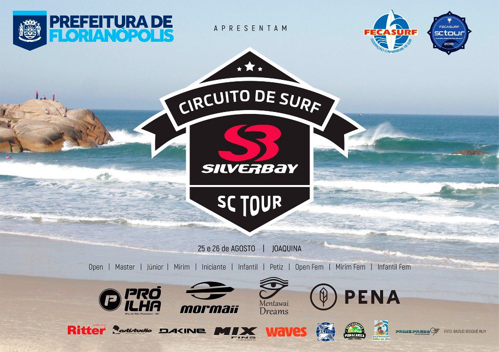 Cartaz do Silverbay Florianópolis SC Tour 2018.