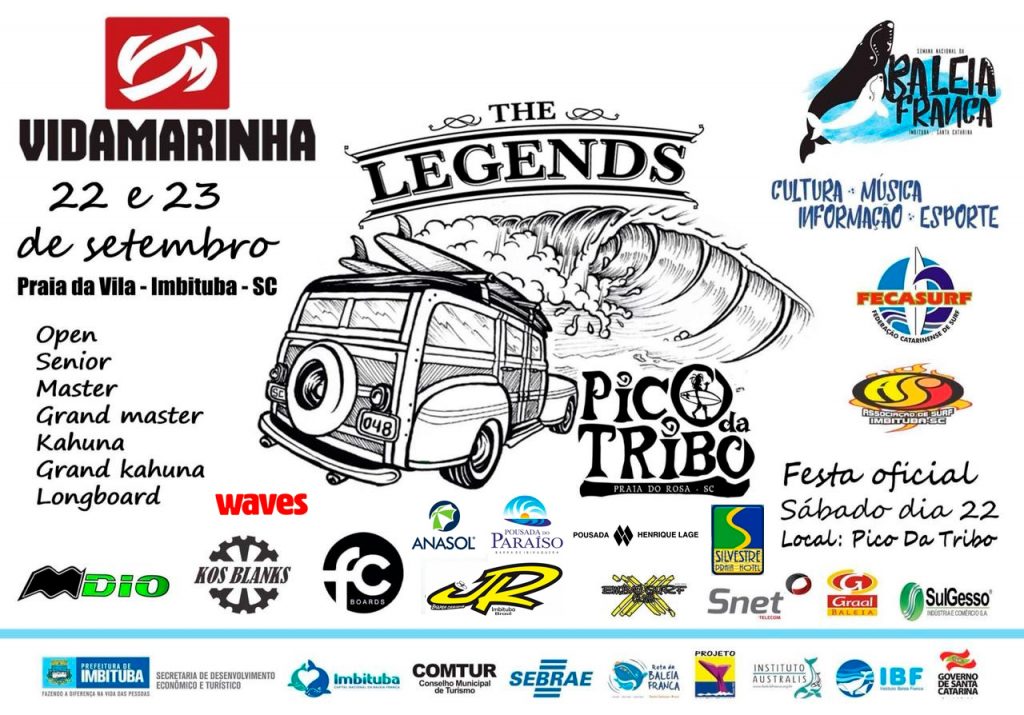 Cartaz do The Legends Pico da Tribo 2018.
