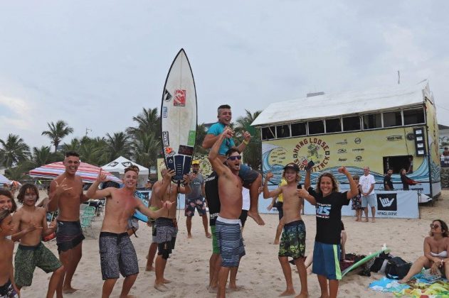 Guilherme Villas Boas, Hang Loose Surf Attack 2018, praia do Tombo, Guarujá (SP). Foto: Munir El Hage.