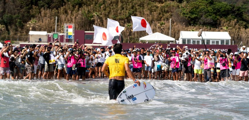 JPN_Kainoa_Igarashi_Sean_Evans-3, UR ISA World Surfing Games 2018, Long Beach, Tahara, Japão. Foto: ISA / Evans.