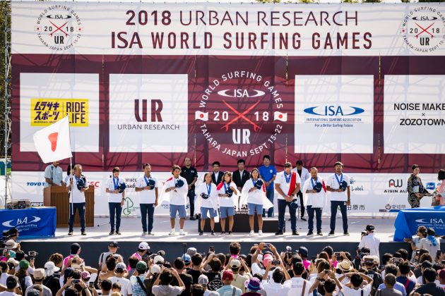 UR ISA World Surfing Games 2018, Long Beach, Tahara, Japão. Foto: ISA / Ben Reed.
