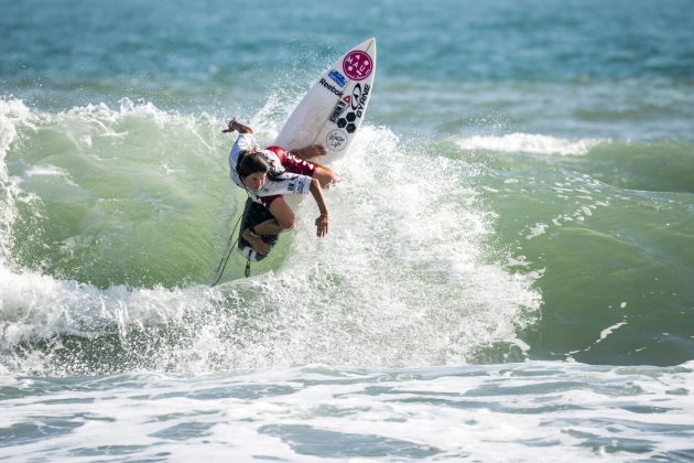 Sofia Mulanovich, UR ISA World Surfing Games 2018, Long Beach, Tahara, Japão. Foto: ISA / Ben Reed.