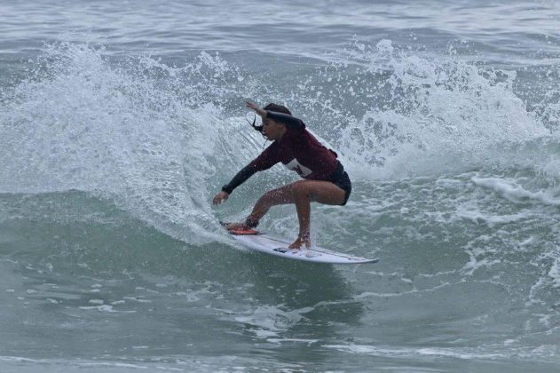 Sophia Medina, Hang Loose Surf Attack 2018, praia do Tombo, Guarujá (SP). Foto: Munir El Hage.