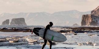 O surfe na Sibéria