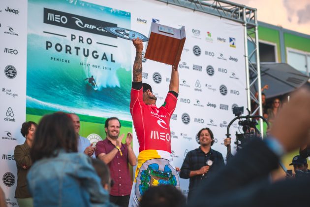 Italo Ferreira, MEO Rip Curl Pro Portugal 2018, Supertubos, Peniche. Foto: Luca Castro.