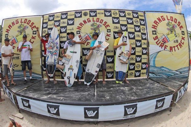 Podio Junior, Hang Loose Surf Attack 2018, Maresias, São Sebastião (SP). Foto: Munir El Hage.