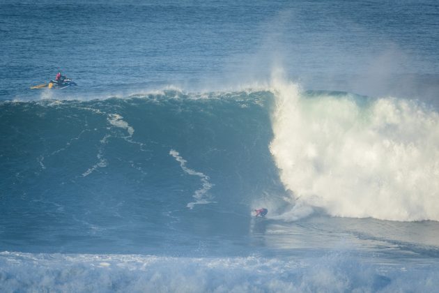 Billy Kemper, Nazaré Challenge 2018 / 2019, Praia do Norte, Portugal. Foto: WSL / Poullenot.