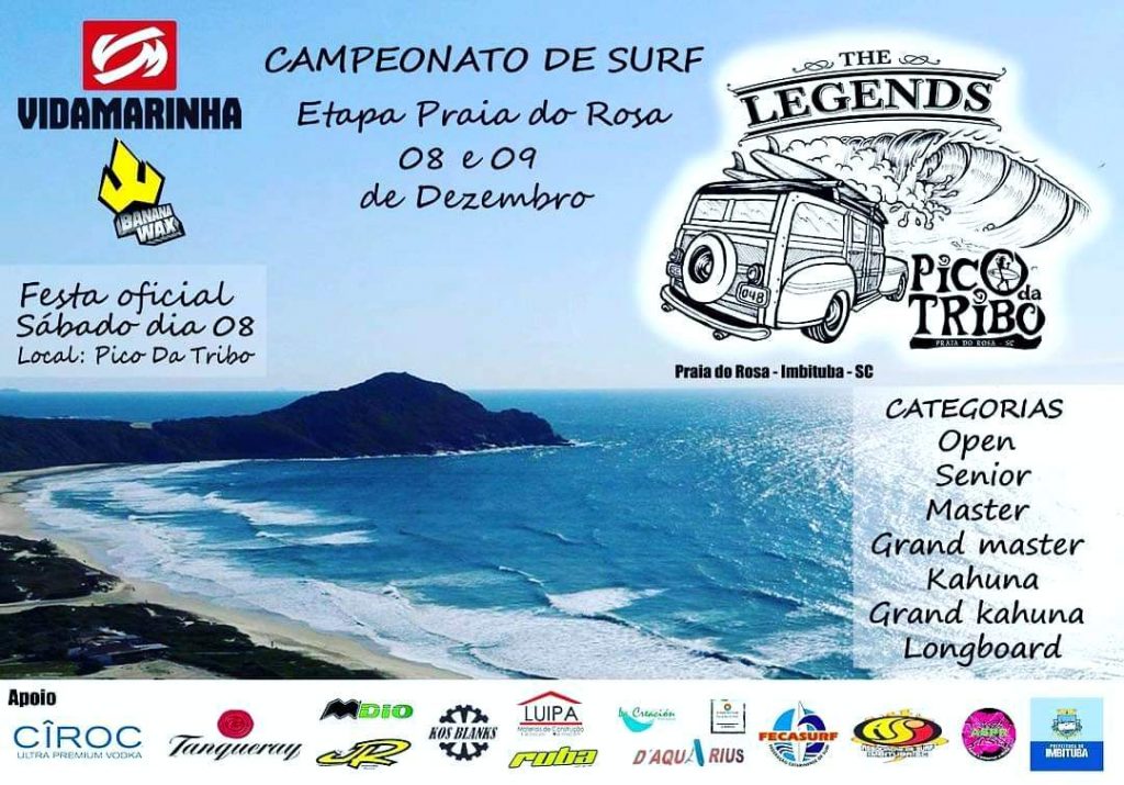 Cartaz da terceira e última etapa do The Legends Pico da Tribo 2018.