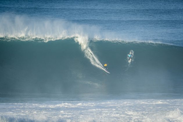 João de Macedo, Nazaré Challenge 2018 / 2019, Praia do Norte, Portugal. Foto: WSL / Poullenot.