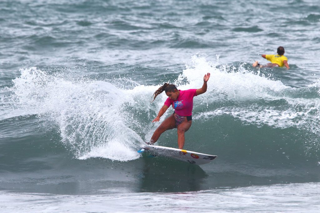 Promessa do surfe brasileiro, Tainá Hinckel foi o grande destaque do evento.