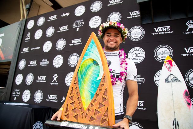 Deivid Silva, Hawaiian Pro 2018, Haleiwa, Havaí. Foto: WSL / Heff.
