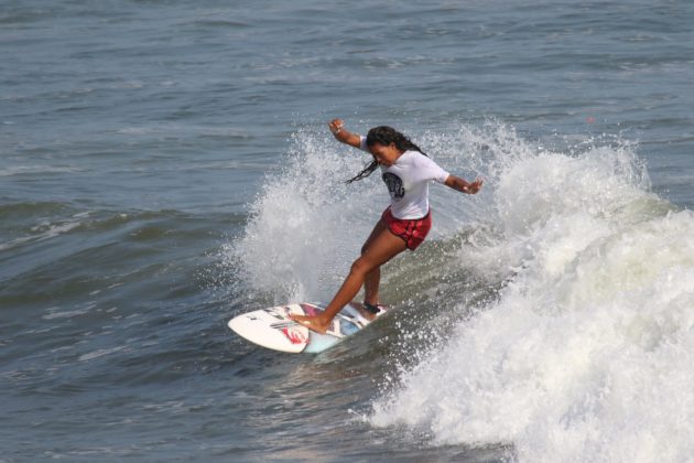 Rafaela Teixeira, Santista de Surf 2018, Quebra-Mar (SP). Foto: Divulgação.