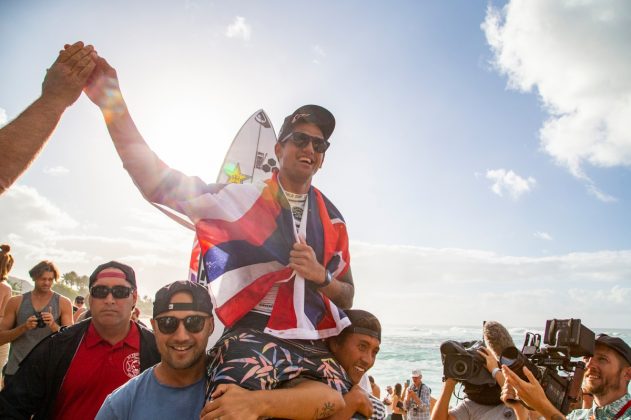 Ezekiel Lau, Vans World Cup 2018, Sunset, North Shore de Oahu, Havaí. Foto: WSL / Keoki.