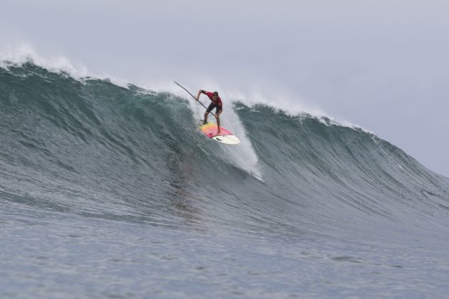 Daniel Ferlin, Mundial de SUP Wave 2019, Sunset, Havaí. Foto: Sebastian Rojas.