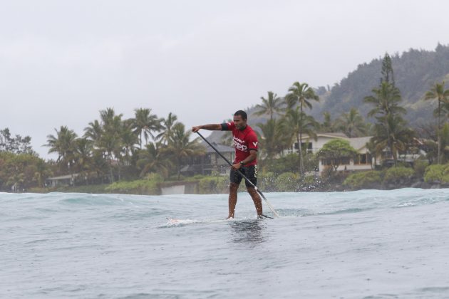 Luiz Diniz, Mundial de SUP Wave 2019, Sunset, Havaí. Foto: Sebastian Rojas.