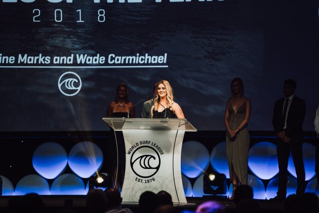Caroline Marks, WSL Awards 2019, Gold Coast, Austrália. Foto: WSL / Cestari.