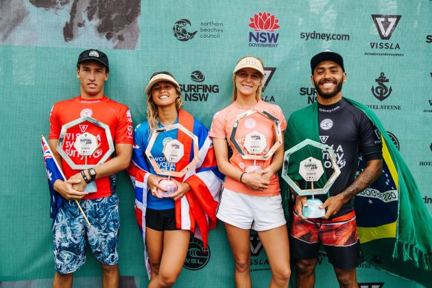 Finalistas, Vissla Sydney Surf Pro 2019, Manly Beach, Austrália. Foto: WSL / Matt Dunbar.