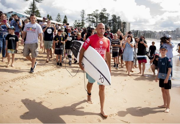 Kelly Slater, Vissla Sydney Surf Pro 2019, Manly Beach, Austrália. Foto: WSL / Tom Bennett.