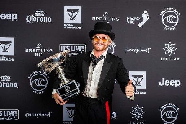 Steven Sawyer, WSL Awards 2019, Gold Coast, Austrália. Foto: WSL / Cestari.