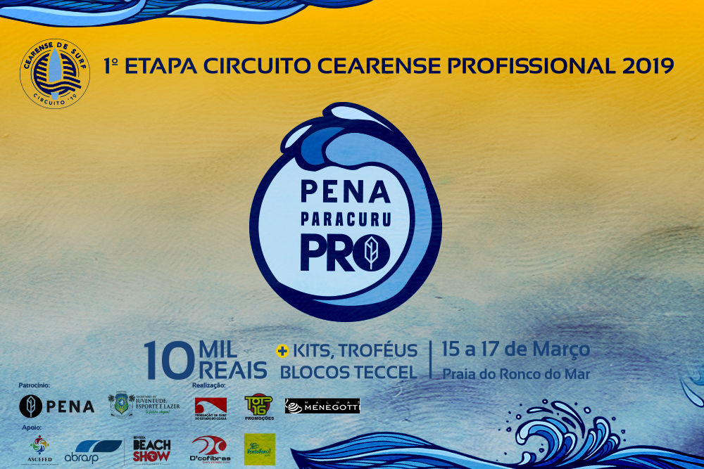 Cartaz do Pena Paracuru Pro 2019.