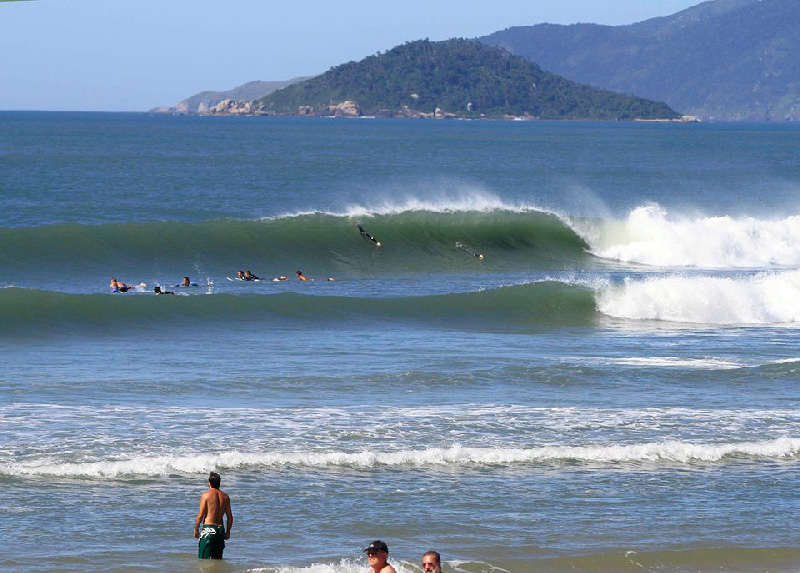Line-up clássico da Joaca, palco de mais um grande evento do surfe nacional.