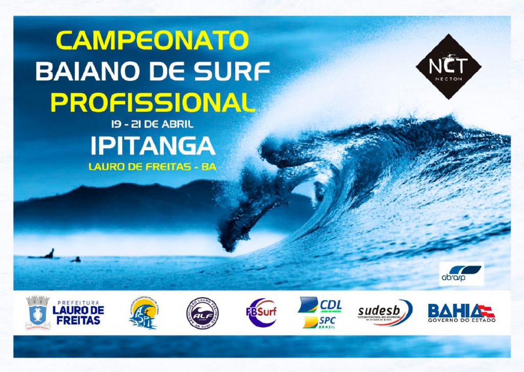 Cartaz do Circuito Baiano de Surf.