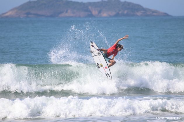 Ryan Kainalo, Búzios Pro Junior 2019, praia de Geribá (RJ). Foto: @surfetv.