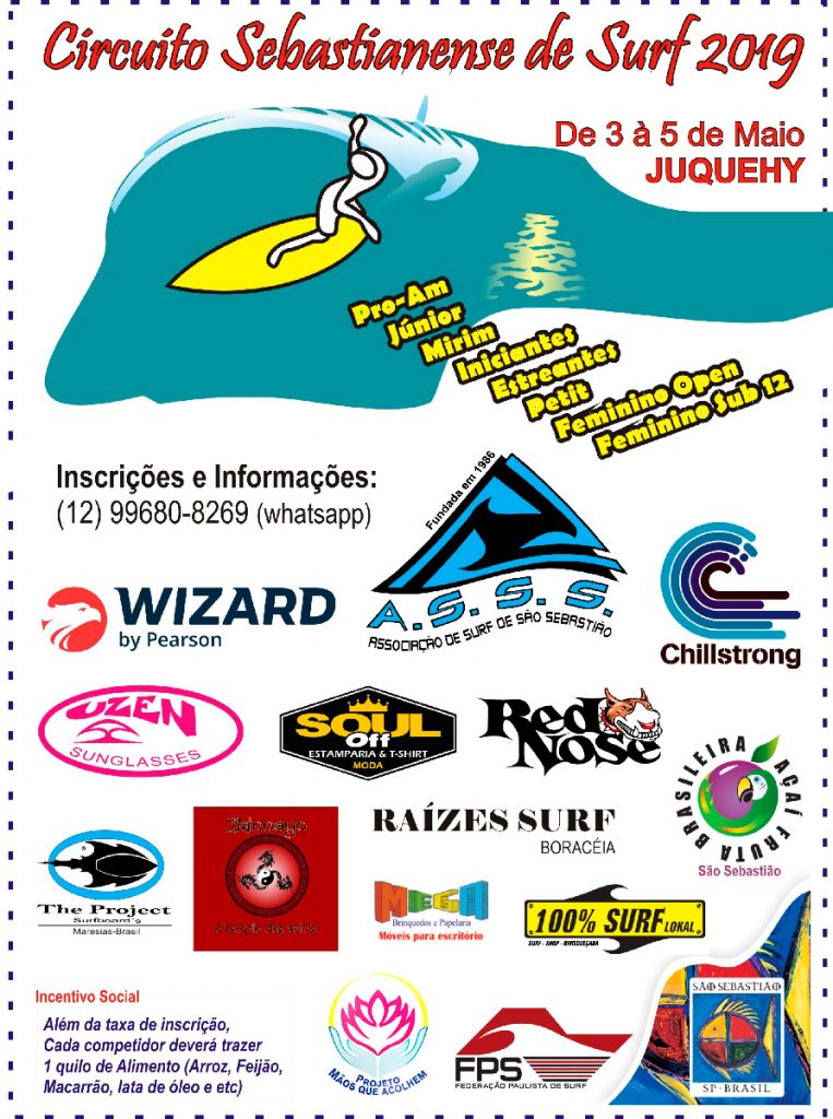 Cartaz do Circuito Municipal Sebastianense 2019.