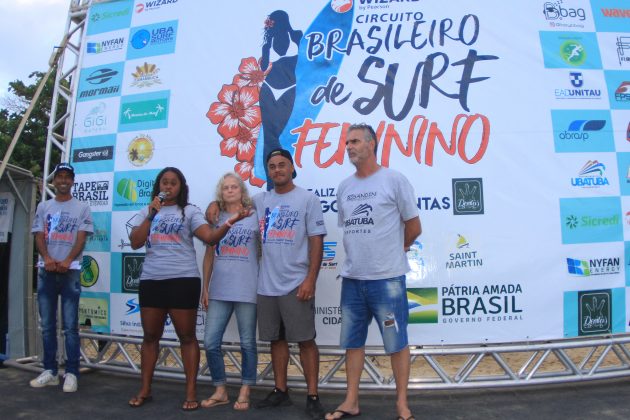 Organizadores, Circuito Brasileiro Feminino 2019, Itamambuca, Ubatuba (SP). Foto: Daniel Smorigo.