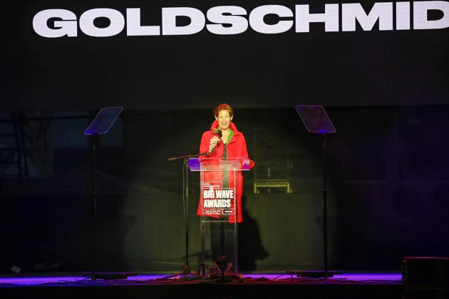 Sophie Goldschmidt, Big Wave Awards, Redondo Beach, Los Angeles (EUA). Foto: © WSL / Wlodarczyk.