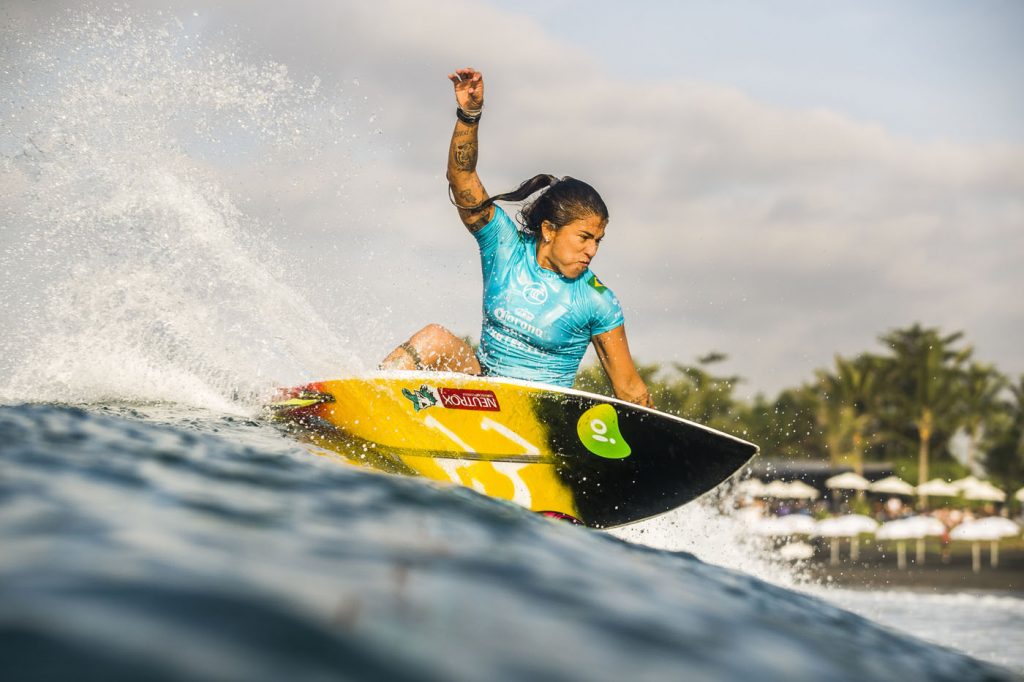 Silvana Lima despachou a líder do ranking e está nas quartas de final do Bali Protected 2019.