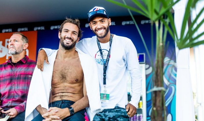Frederico Morais e Jadson André, Oi Rio Pro 2019, Itaúna, Saquarema (RJ). Foto: WSL.